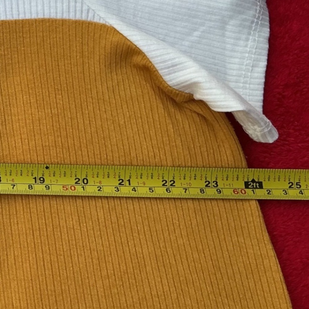 Colorblock Tie Front Top Women's 2 XL Multi Excellent Ribbed‎ Button V-Neck - Picture 3 of 5